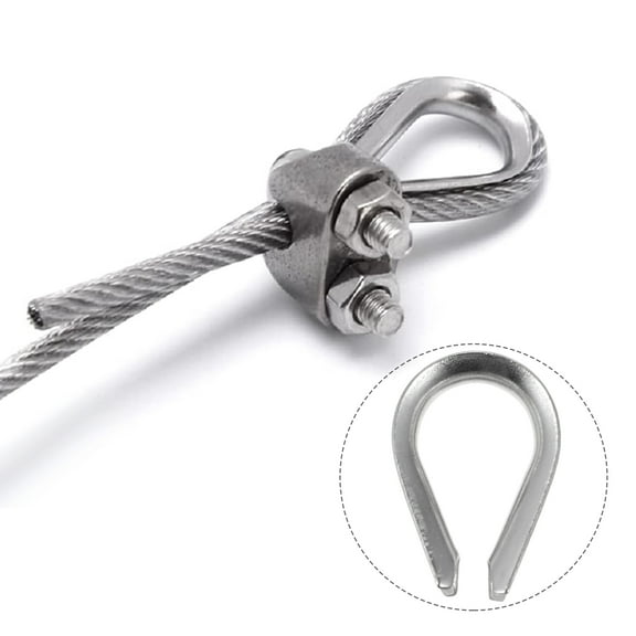 HORIALENCE 20Pcs Cable Grommet Wire Rope Sleeve for Preventing Breakage in Heavy Duty 1.02X0.71X0.20in