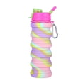 thumbnail image 1 of Soidarity Taza de agua plegable de 500ml, botella de agua plegable de silicona para ciclismo, hervidor de viaje, portátil, para acampar al aire libre, Ciclismo rosa portátil Soidarity OD001093-01, 1 of 1
