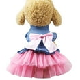 thumbnail image 1 of Vestido de princesa para perro, ropa para mascotas, vestido de boda para perro, vestido vaquero 392, 1 of 5