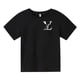 thumbnail image 3 of Camiseta de verano para niños y adolescentes, de manga corta, de algodón, con estampado de marca, cómodas, informales, ropa para niños, camisetas para niños y niñas, 3 of 5