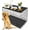 For 42" Dog Crate, variant on Dog Crate Topper with Magnets for 42 Inch - Aluminum Foldable Storage Table Black