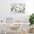 thumbnail image 3 of Stupell Industries Traditional Painted White Flowers in Leaves White Framed Giclee Art, 24 x 16, by Petals Prints Design, 3 of 8