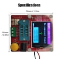 thumbnail image 2 of Multifunction Transistor Tester with TFT Digital Display Mini Transistor Tester Inductance Capacitance ESR Meter Diode PNP/ NPN Transistors Auto Testing, 2 of 7