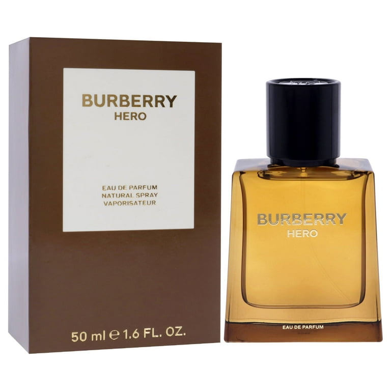Burberry Hero Men's Perfume, Amber Woody Fragrance, 1.7 oz Spray