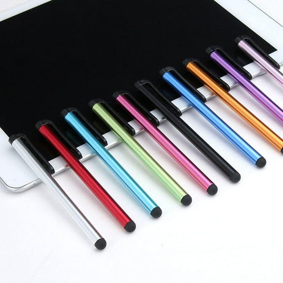 EKIDAZB 10 Pack Universal Capacitive Stylus Pen Portable Multicolor Touchscreen Stylus Pens 7.0 Capacitive Touch Screen Stylus Pen for Smart Phone Tablet PC