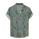 thumbnail image 5 of Camisas vintage con estampado floral de calaveras para hombre, divertidas camisetas de manga corta con estampado de calaveras en 3D, camisas hawaianas con solapa estampada para hombre, 5 of 5