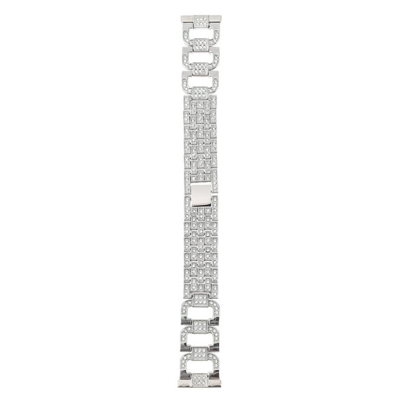 Hemoton Stainless Steel Strap Rhinestone Bracelet Watch Wrist Bands Straps Man