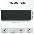 thumbnail image 3 of Uxcell 1-Pack Front Door Mat, 30x18 Inch Polyester Indoor Outdoor Entrance Non-Slip Rubber Backing [Black Coffee], 3 of 7