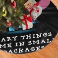 thumbnail image 2 of Falda para árbol de Navidad con puntadas, suave y divertida, decoración navideña de granja con cuello para árbol de Navidad de 48", 2 of 4