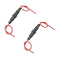 thumbnail image 1 of 2x Inline Round Glass Fuse Holder Screw-Type Wire 250V Small In-Line AGC 5x20mm, 1 of 11