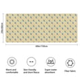 thumbnail image 3 of Yellow Cartoon Unicorn Pattern Bathroom Rugs Mat,Non Slip Microfiber Bathroom Rug,Rubber Backing,Soft Bathroom Mats for Bathroom Floor,Tub and Shower,60x24in(150x60cm), 3 of 5