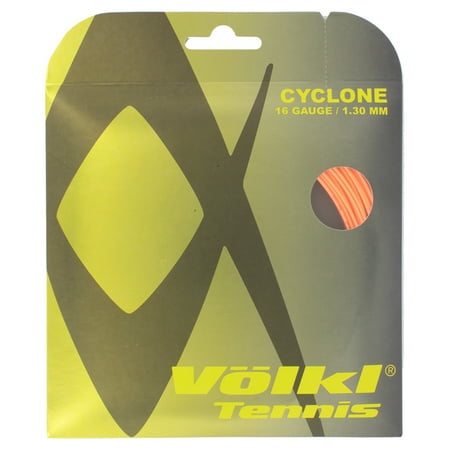 Titanium Tennis String - Cyclone 16G Tennis String Fluo Orange