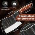 thumbnail image 2 of Cuchillo Xtellar Hacha Cuchillos De Cocina Carnicero Cuchillo Chef Color Negro, 2 of 3