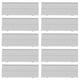 thumbnail image 1 of 10 etiquetas identificativas pequeñas, reutilizables, con clips, 1 of 7