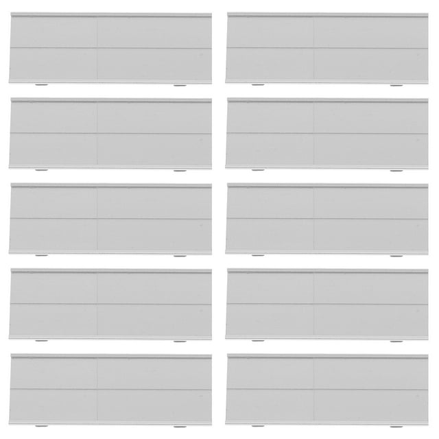 KAKOWELY identification badges 10pcs Name Badges Small Sign Holder Label Holder Reusable Name Tags Clothes Name Tag Identification Badges Name Tags With Clips