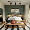thumbnail image 7 of Kiven J-Type Track Lighting, 1-Light Vintage Juno Track Light Head with Adjustable Light Arm for Kitchen Island Cafe Bedroom, 7 of 7