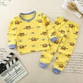 thumbnail image 1 of Conjunto de ropa interior para niños, pijama de algodón para niño de algodón para niñas, ropa de bebé Otoño, ropa para el hogar, ropa de dormir larga, 1 of 4