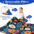 thumbnail image 3 of Pioneer Flower Floral Print Pattern Toddler Nap Mats for Kids Preschool,Sleeping Mat Bag or Kids,Toddler Sleeping Bag,Toddler Nap Mat or Daycare, 3 of 6