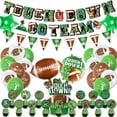 thumbnail image 1 of Decoración de fiesta de rugby, fiesta de fanáticos del Super Bowl, bandera, pastel, tarjeta, globo, traje, 1 of 6