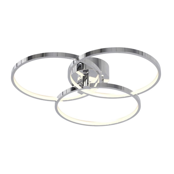 ORIF20L30D1PC AFX Orion - 33W 1 LED Flush Mount In Modern Style-3.5 Inches Tall and 20 Inches Wide-Polished Chrome Finish