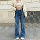 thumbnail image 1 of WILLBEST Jeans Mujer Pantalones Vaqueros Acampanados de Cintura Alta para Mujer, Elásticos, Cómodos, Con Corte Acampanado, Pantalones Casuales para Uso Diario Grande, 1 of 7