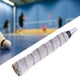 thumbnail image 4 of Cinta de agarre para raqueta de tenis de algodón, antideslizante, súper absorbente, banda deportiva para el sudor. Gris, 4 of 7