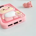 thumbnail image 4 of Phone Case for iPhone 13 Pro Max Case, Kawaii Piglet Phone Cases 3D Silicone Cartoon Case Cute Case Soft Rubber Shockproof Protective Case for Women Girls (Pig with Baby Pig), 4 of 14