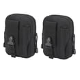 thumbnail image 1 of Baúles y bolsas de almacenamiento en liquidación, 2 piezas, riñonera táctica deportiva militar para exteriores, riñonera deportiva, riñonera, monedero, bolsa para teléfono móvil de 6 pulgadas,, 1 of 5