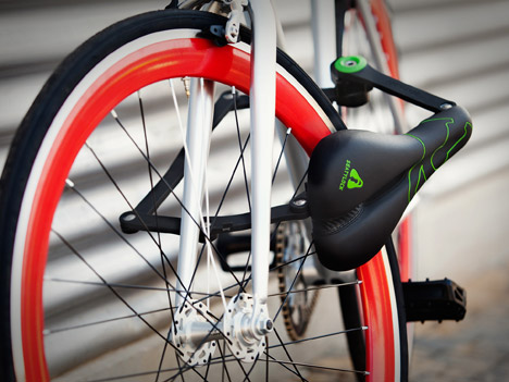 bicycle saddle lock