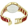 thumbnail image 3 of Anne Klein Women's Resin Bracelet Watch Red with Gold AK/1412RDGB, 3 of 7