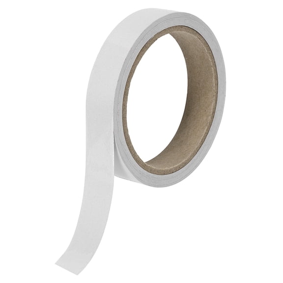 Uxcell Edge Banding Tape 3/4" Matte White Peel Stick Edging Trim, Edging Veneer Banding, Flexible Vinyl, Self-Adhesive for Cabinet Scratch Repair Furniture Restoration Craft DIY