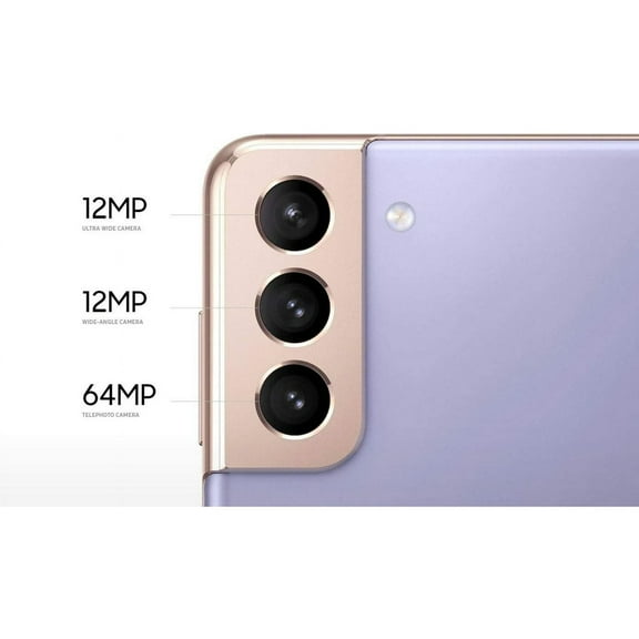 Restored Samsung Galaxy S21  Plus 5G, 128GB, Phantom Violet - Unlocked (Refurbished)