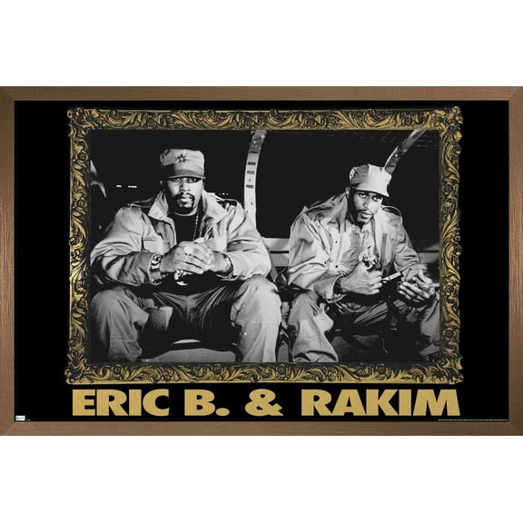Eric B. & Rakim - Gold Frame Wall Poster, 14.725" x 22.375" Framed