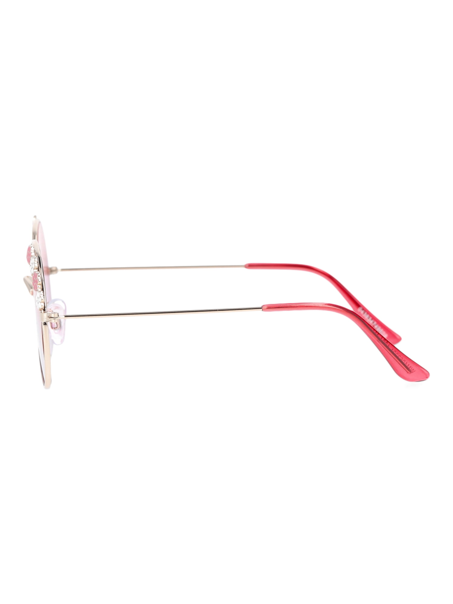 Justice Girls Round Sunglasses, Pink