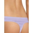 thumbnail image 3 of Hanes Ultimate Women's Breathable Comfort Flex Fit Thong, 4-pack, 3 of 11