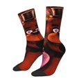 thumbnail image 2 of Saiise Five Nights At Freddy'S Funny Socks Men Women Adults Novelty Graphic Crew Tube Socks Crazy Design Casual Dress Socks for Sports,Running,Travel, 2 of 7