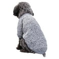 thumbnail image 3 of Pet Puppy Clothes Warm Pet Dog Cat Jacket Coat Soft Sweater Clothing For Dogs Gray XS, 3 of 5