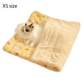 thumbnail image 1 of Tapis Chauffant pour Animaux, Couverture de Sommeil pour Chat, Lit pour Animaux en Peluche Douce, Tapis Réversible pour Chien Intérieur Extérieur, Lavable en Machine, 1 of 7