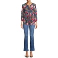 thumbnail image 2 of The Pioneer Woman Pull On Embroidered Bootcut Jeans, 32” Inseam, Sizes XS-3X, Women's and Women's Plus, 2 of 5
