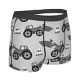 thumbnail image 3 of Bingfone Gray Tractor Men'S Underwear - Casual Stretch Boxer Briefs-Small, 3 of 9