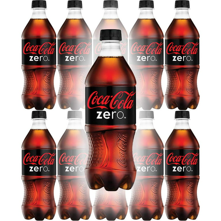 Coca-cola Zero Sugar 8oz Glass Bottles 4-6 Packs (24 Bottles) Coke –