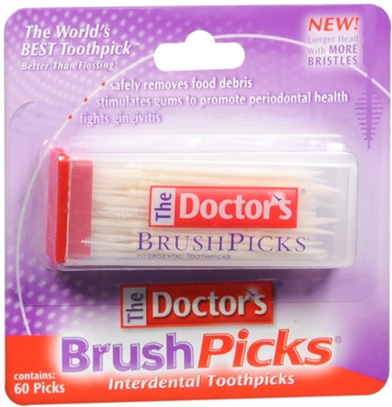 The Doctor's BrushPicks 60 Each (Pack of 2)