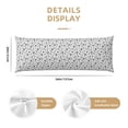 thumbnail image 3 of Lsque Nautical Themed Simple Anchors Body Pillow Case Cover,Ultra-Soft Microfiber Bed Pillow Cases 20x54 inches,Elegant Bedding,Breathable Durable Pillow Cover with Envelope Closure, 3 of 8