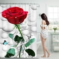 thumbnail image 1 of Cqxid Shower Curtain Under $10 Shower Curtain 70x70 Inch With 12 Plastic Hooks Waterproof Shower Curtain Bathroom Heavy Side Shower Curtain Machine Washable Quick Dry, 1 of 8