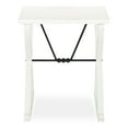 thumbnail image 3 of Kate and Laurel Travere Rustic Side Table, 22 x 14 x 26, White, Farmhouse End Table for Display and Storage, 3 of 7