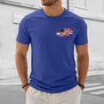 thumbnail image 2 of Akiihool Mens Summer T Shirts Mens Oversized T Shirts Acid Wash Loose Fit Vintage Washed Tee Shirt Short Sleeve Streetwear Casual T-Shirts(Blue,M), 2 of 8