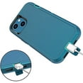 thumbnail image 6 of Entronix Heavy Duty Case Designed for iPhone 13 Shockproof Triple Layer Rugged Case, Teal, 6 of 8
