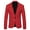 Red, variant on Gubotare Men's Casual Suit Jacket Leopard Print Casual British Fashion Slim Fit Suit Men's Coat (White, XXL)