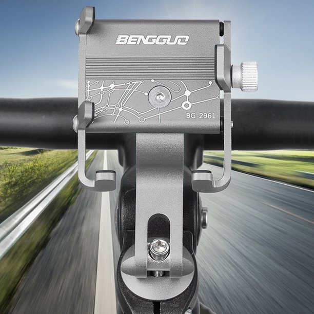 Soporte para teléfono móvil con vástago de bicicleta para teléfono inteligente de 1,97 a 3,74 pulgadas