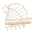 thumbnail image 2 of Estante para colgar en la pared Estante de almacenamiento de estante de alambre de hierro decorativo para el hogar Estrella Lunar Magideal Estante para colgar en la pared, 2 of 6